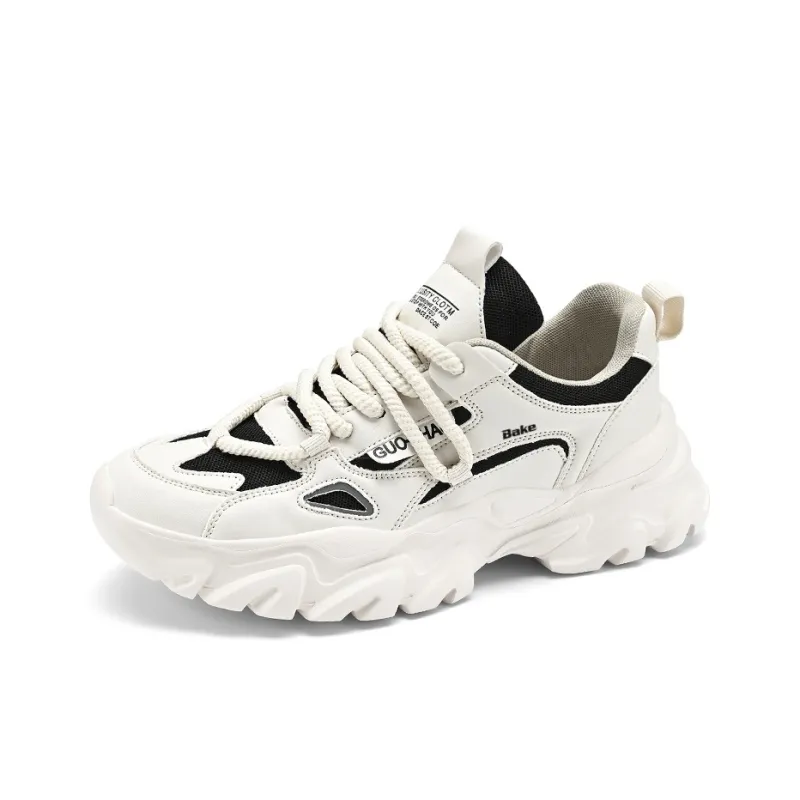 BAKE Slip Resistant, Abrasion Resistant, Breathable Low Top Chunky Sneakers Men's-5