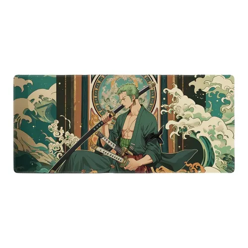 DANYIN One Piece Extra Large Zoro Desktop Anime Mouse Pad For Esports Gaming Keyboard Mouse Pads