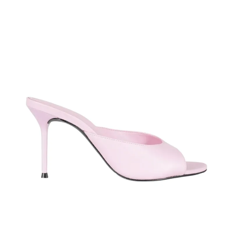 Schutz Slip Resistant Slide Slippers 9cm Women's Light Pink-1