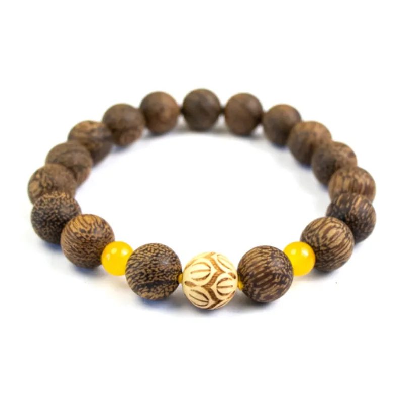 LIBEIDINGSHENG Redwood Wisdom, Purity, And Prosperity Guided By A Noble Friend, Blessing Wealth. Unisex-0