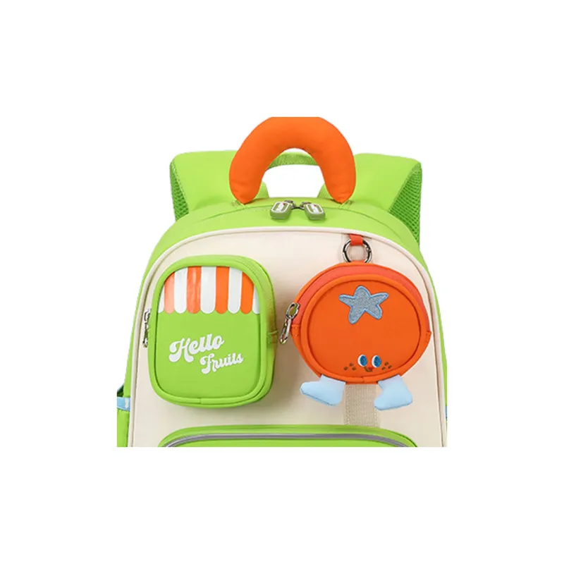 RUIPAI Polyester Backpack Kids' Honey Peach/Avocado/Tomato-5