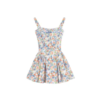 FLIM Slip Dresses Women's Floral Dress