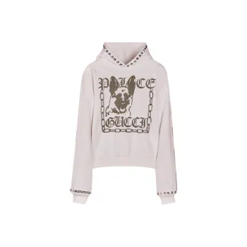 PALACE X GUCCI Printed Cotton Jersey Stud Sweatshirt