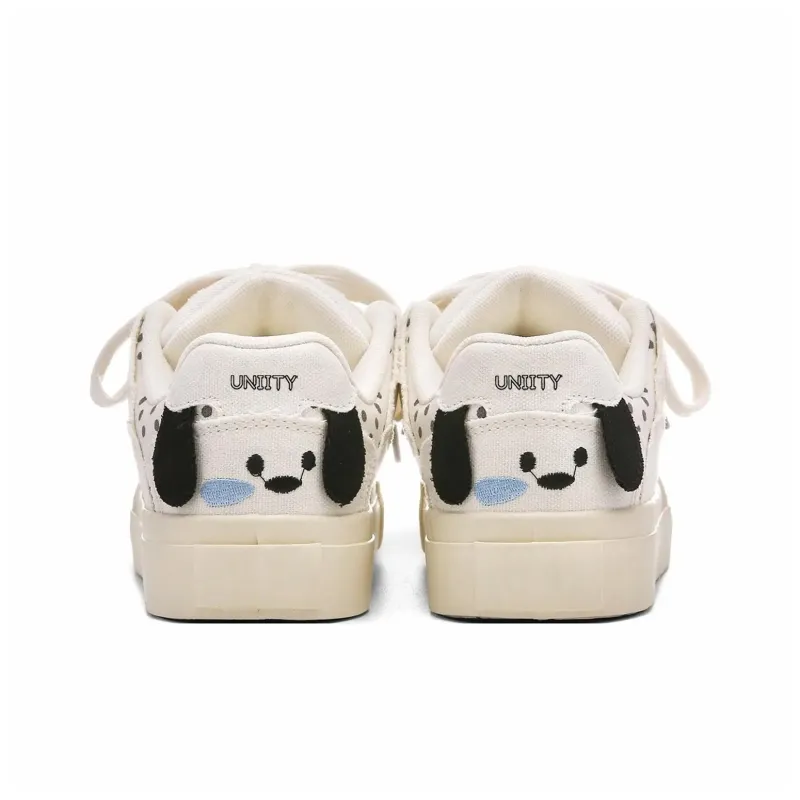 UNIITY Low Top Skateboard Shoes Women's Ecru-4
