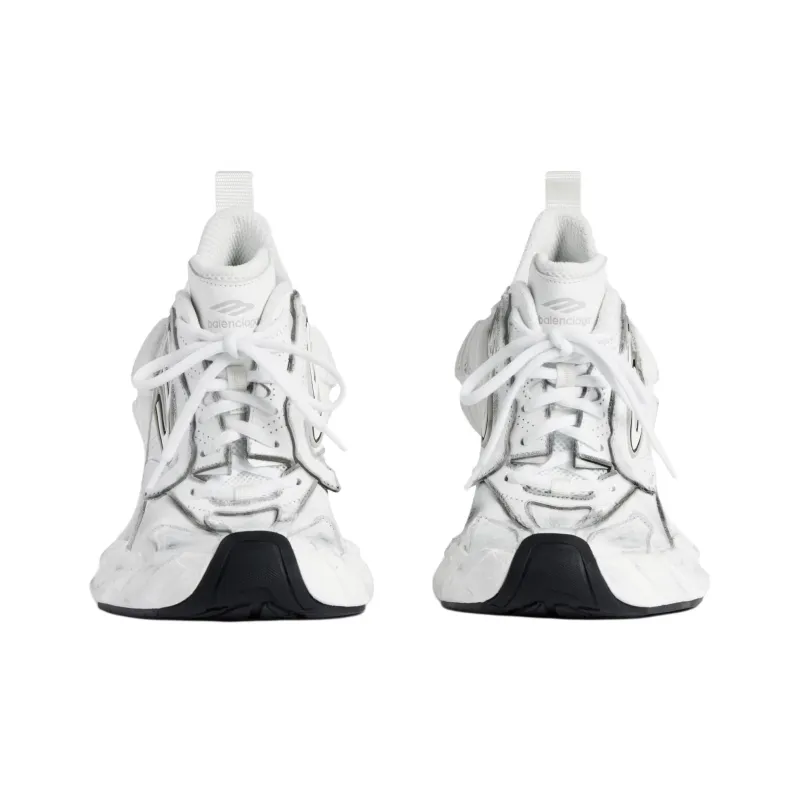 Balenciaga Monday Slim Heel High Heels 8.5cm Women's White-3