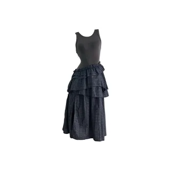 PAZZO Sleeveless Dresses Women's British Blue Green