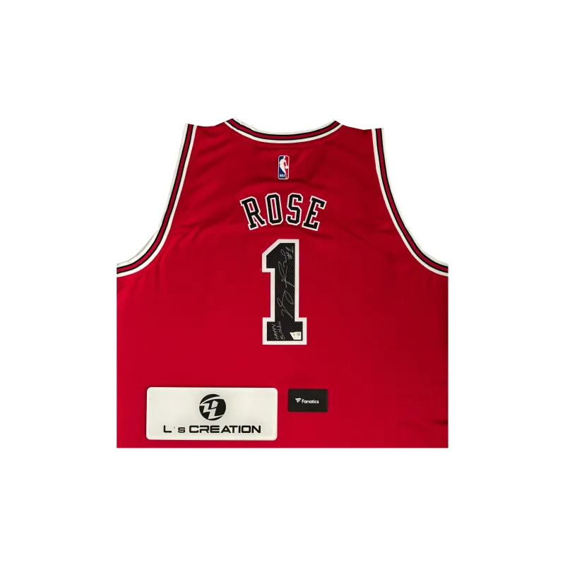 L's Creation Basketball Fan Supplies Authentic Signature Company Fanatics Certificate, Collection Highlights Red Unisex-4