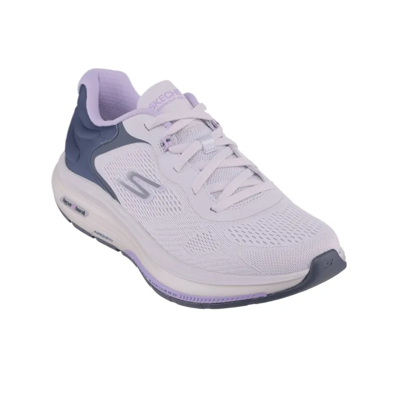 Skechers Go Walk Workout Walker Low Top Running Shoes Women's Purple-2