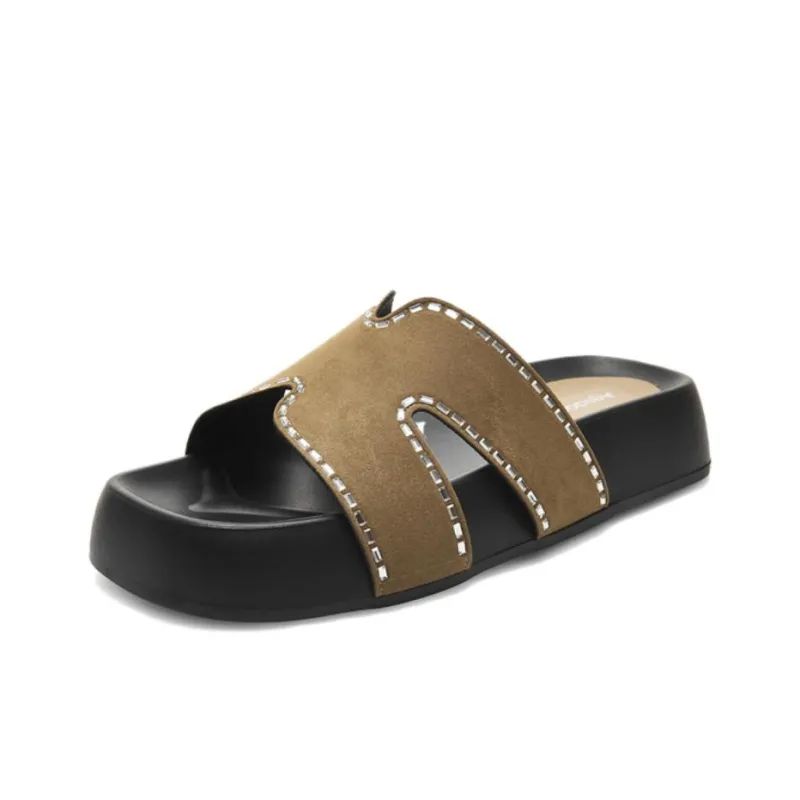 AGSDON Quiet Slip Resistant Slide Slippers Women's-8