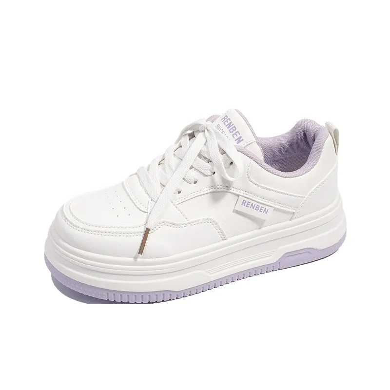 RENBEN Lightweight, Slip Resistant, And Abrasion Resistant Low Top Skateboard Shoes Women's-13