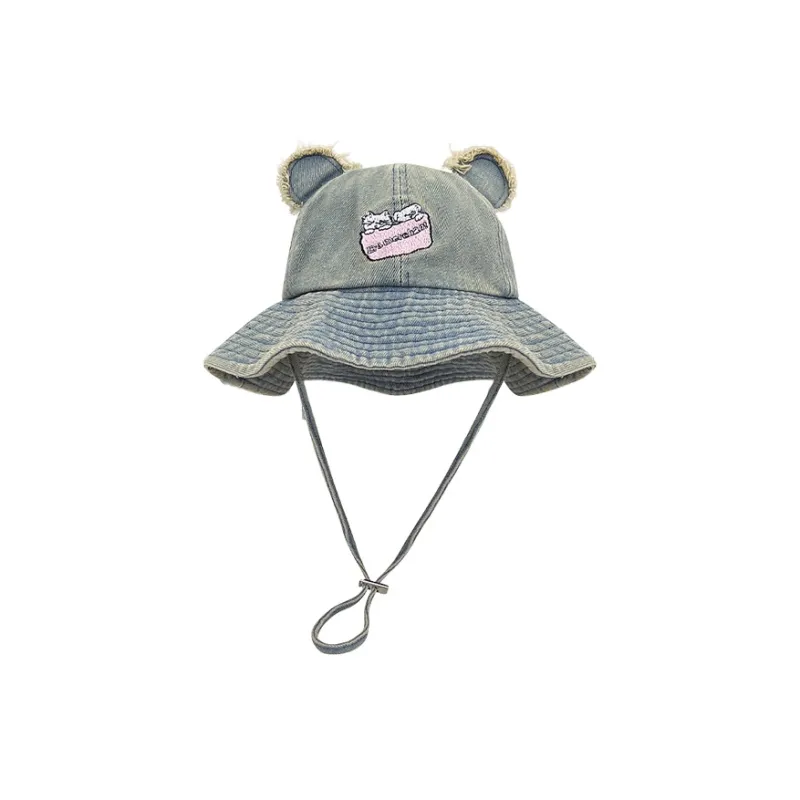 Yalu Preferred Denim Bucket Hats Unisex-6