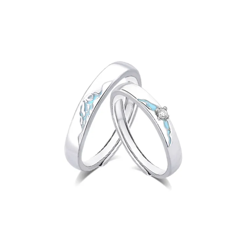 KUMET Sterling Silver Rings Unisex-0
