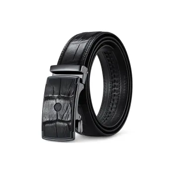 AOKANG Crocodile Leather Belts Men's 3.5CM