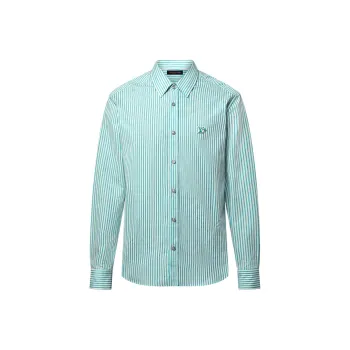 LOUIS VUITTON Monogram Striped Shirt