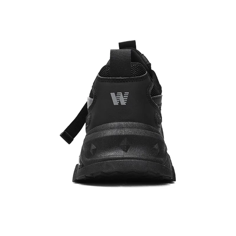 Warrior Breathable Height Increase Low Top Chunky Sneakers Men's-13