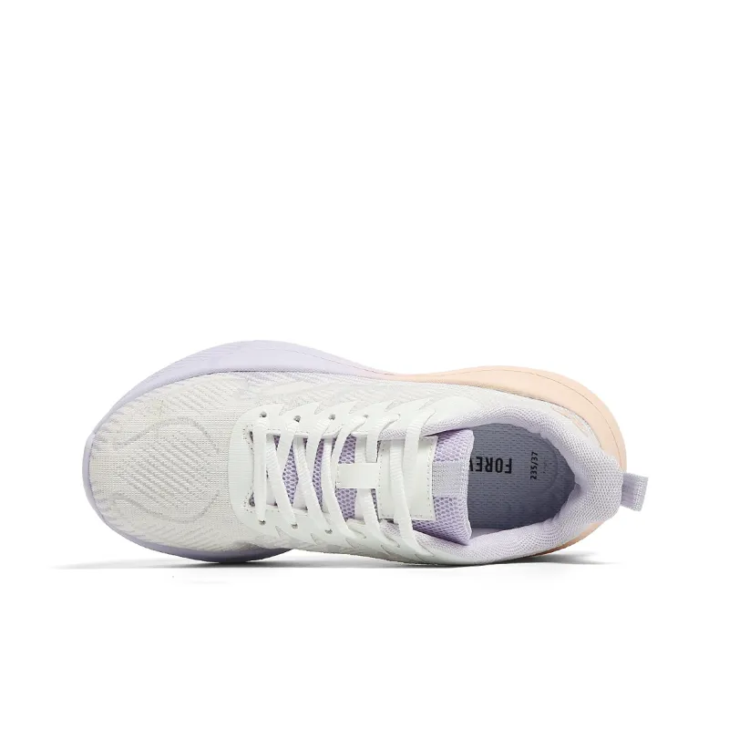 FOREVER 21 Rebound Height Increase Low Top Running Shoes Women's Pink Purple-3