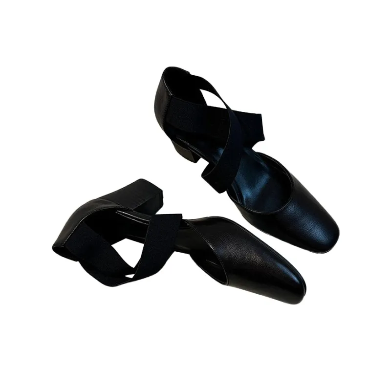 TADSW Chunky Heel High Heels Women's-6