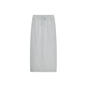 ZARA Casual Long Skirts Women's Gray/Blue