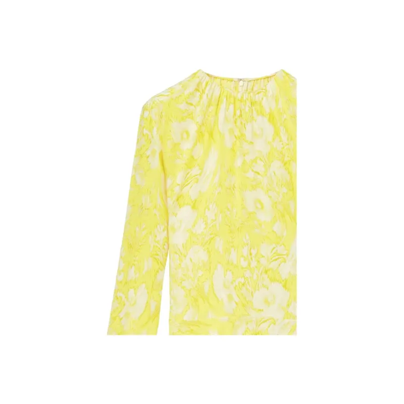 Alexander McQueen Long Sleeved Dress Women's Yellow-4