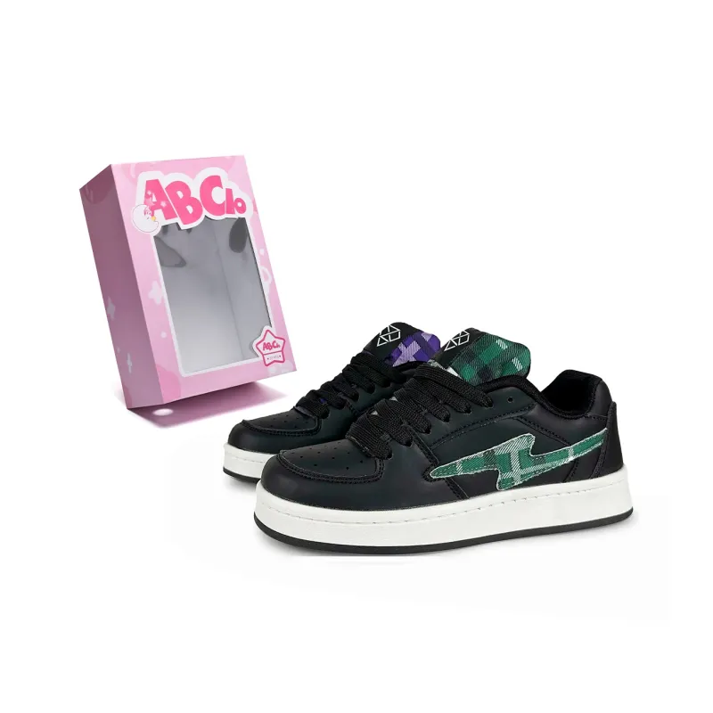 ABCIO Cushioning, Abrasion Resistant, Height Increasing Low Top Skateboard Shoes Unisex-5