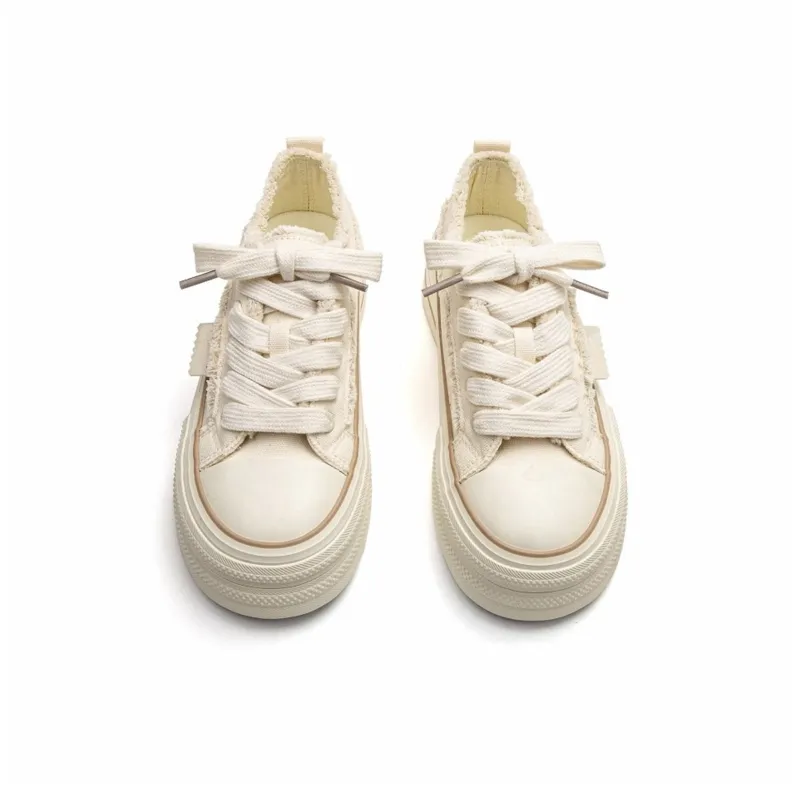 POEM KOEL Height Increasing Abrasion Resistant Breathable Slip Resistant Low Top Skateboard Shoes Women's-11