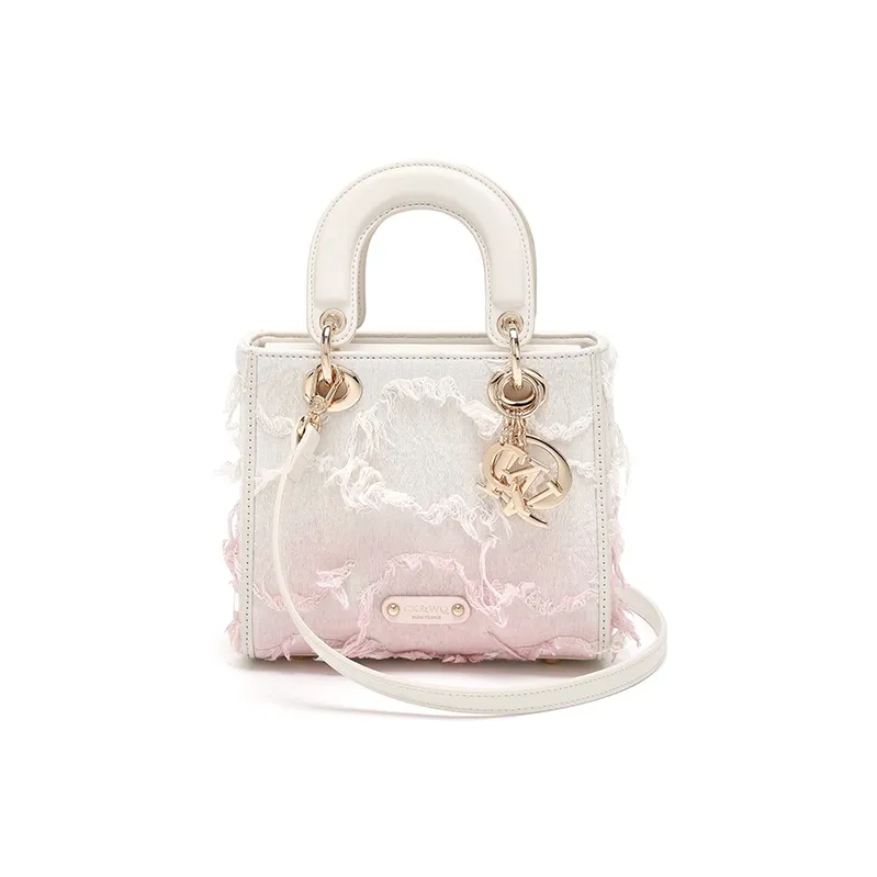BETTINA VIVIAN PU One Shoulder Handbag Women's Ecru-0