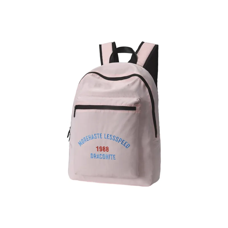 DRACONITE Polyester Backpack Unisex Dusty Pink-1