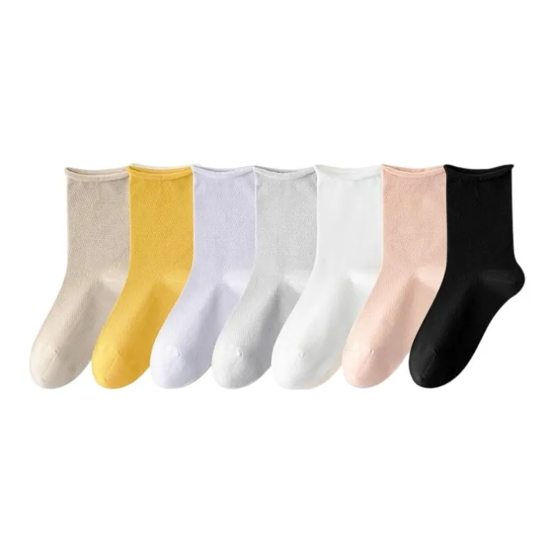 7 SEVFUN Mid Calf Socks Women's Combo Set-18