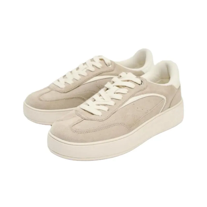ZARA Low Top Casual Shoes Women's Sandy Brown-2