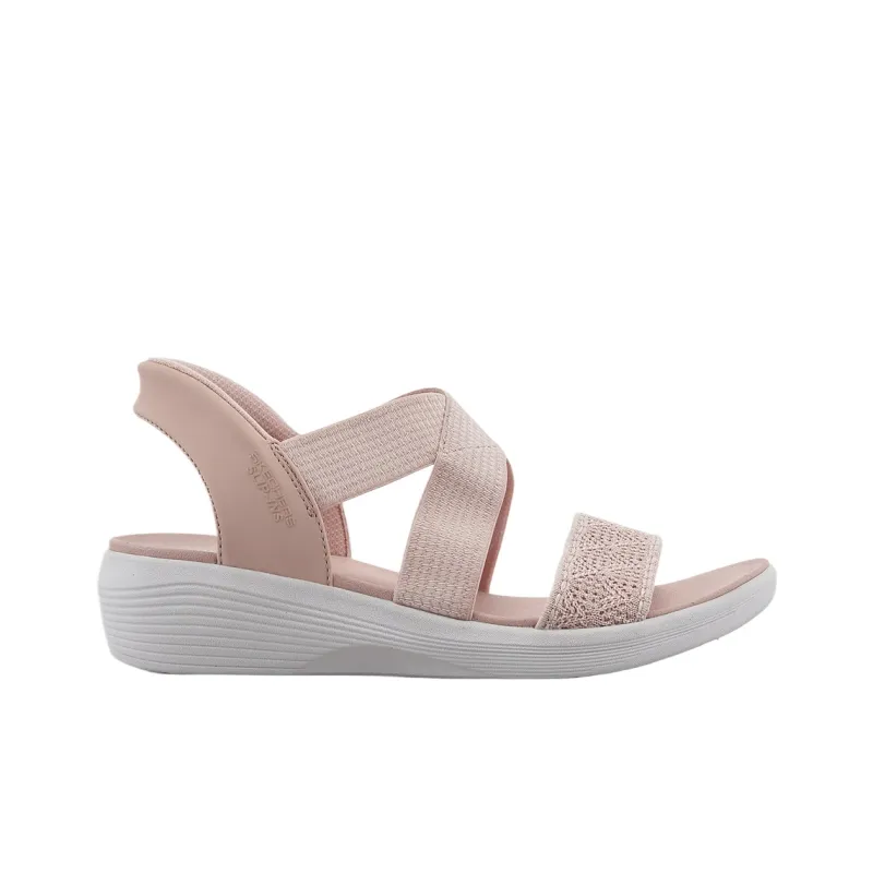 Skechers Arya One Strap Sandals Women's Pink-1