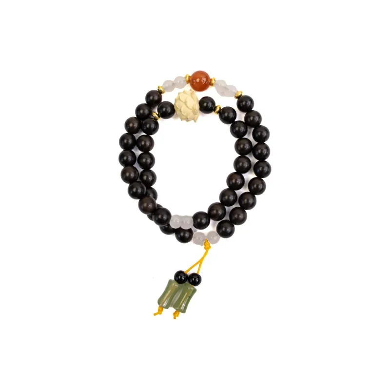 LIBEIDINGSHENG Ebony Blessing And Wisdom Increase, Purification And Reception Of Good Luck, Energy Cycle Unisex-0