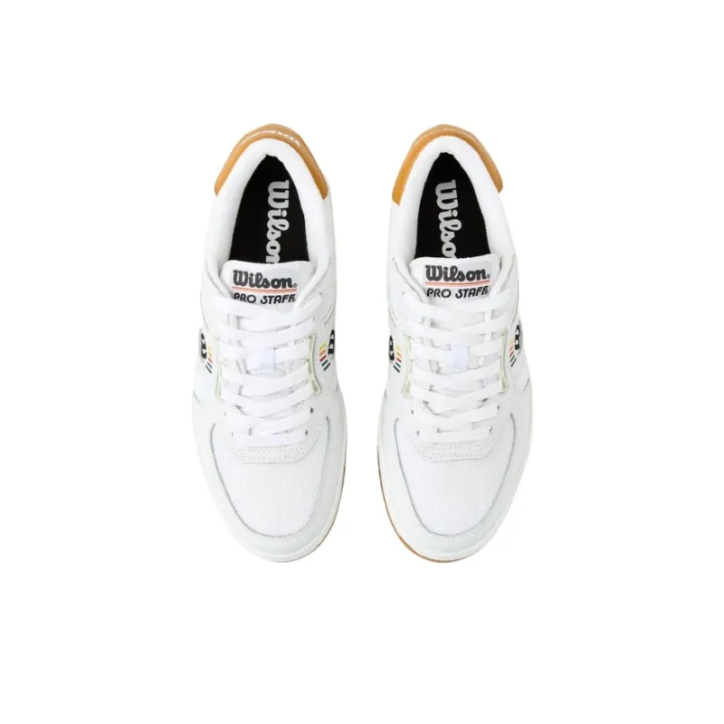 Wilson PRO STAFF Low Top Tennis Shoes Unisex White-2