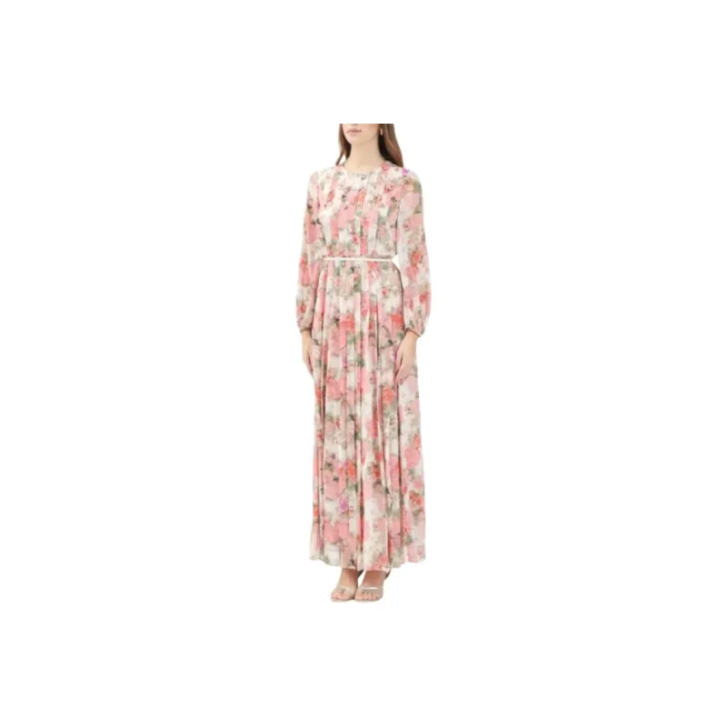 MaxMara Long Sleeved Dress Women's Pink-0