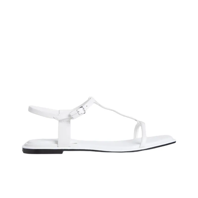 CALVIN KLEIN One Strap Sandals Women's White-1