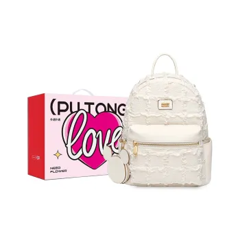 Disney Mickey Series Fabric Backpack Women's White