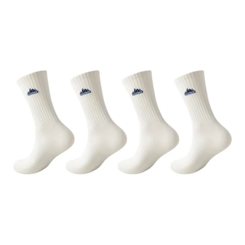 LUYOUYE Mid Calf Socks Men's 4 Pack-25