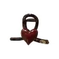 Heart Design Hair Clip 8cm