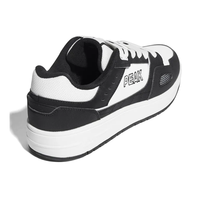 PEAK Skateboard Shoes Men Low Top Black, Ivory-4