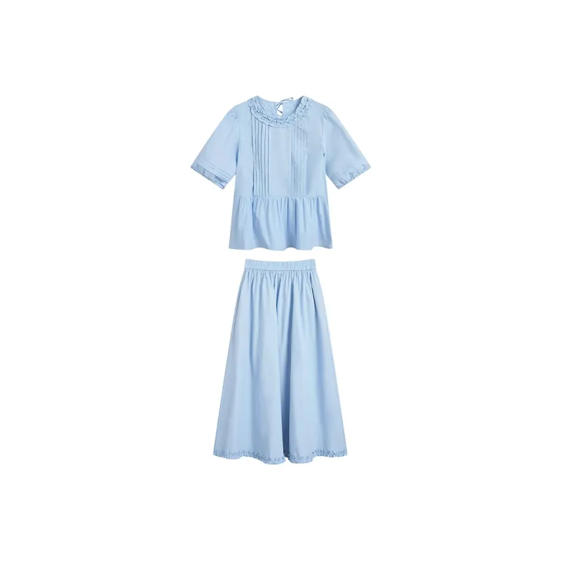 ZIHAN Two Piece Skirt Sets Women's-0