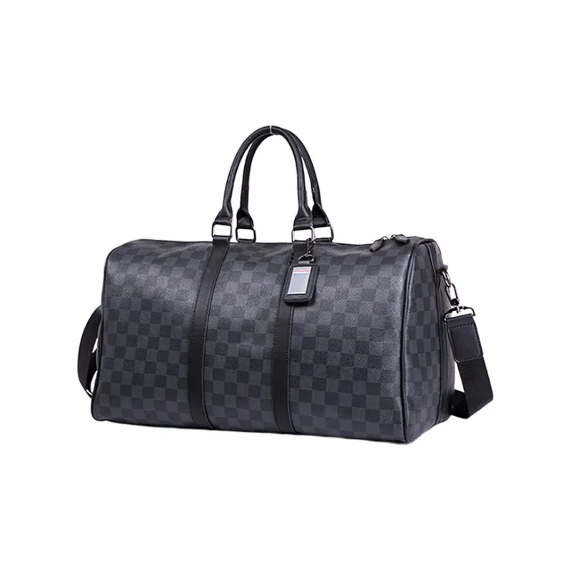 Yalu PVC Travel Bag Men's Black-0