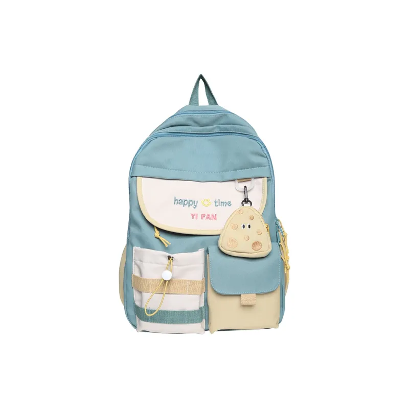 H YXIANG Nylon Backpack Unisex Multicolor-3