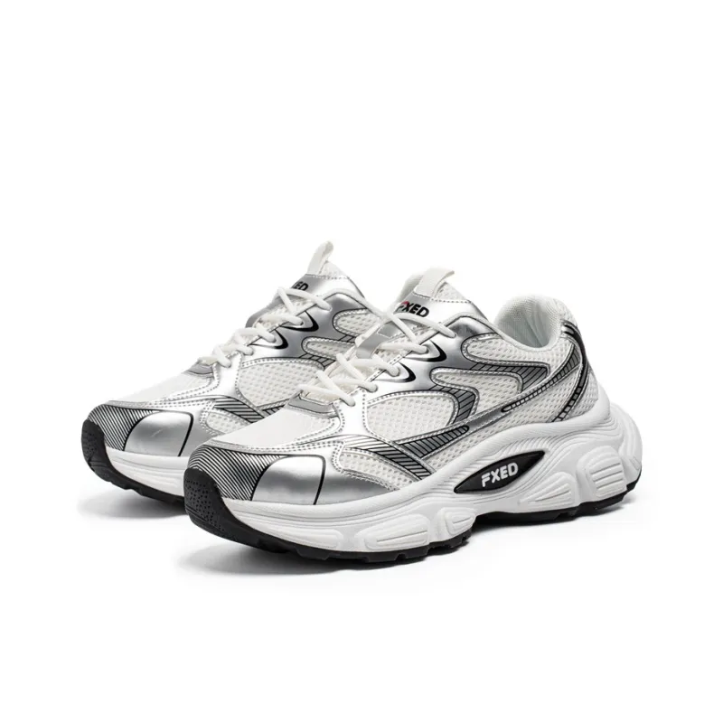 JANECO Slip Resistant, Abrasion Resistant, Breathable Low Top Chunky Sneakers Men's-14