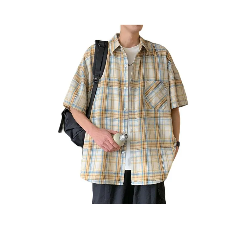 Izexx Shirts Unisex Yellow Plaid-0