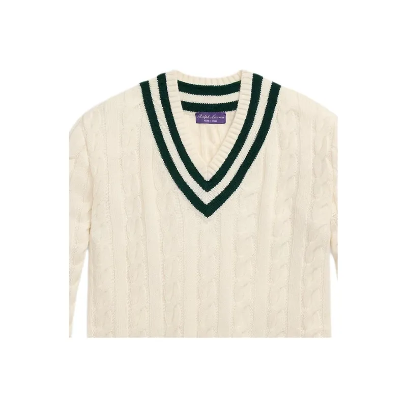 Ralph Lauren Purple Label Cashmere Sweater Men's White-1