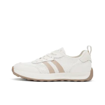 Hotwind Q Bounce Series Breathable White Sneakers Slip Resistant Low Top Casual Shoes Women's