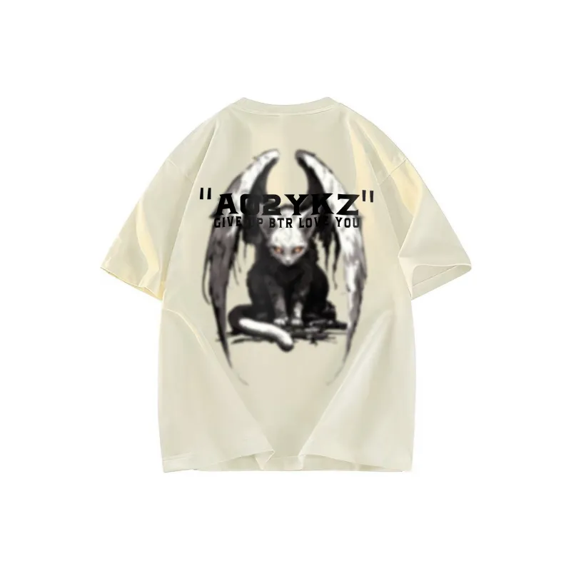 A02 T Shirts Unisex Light Beige Apricot-1