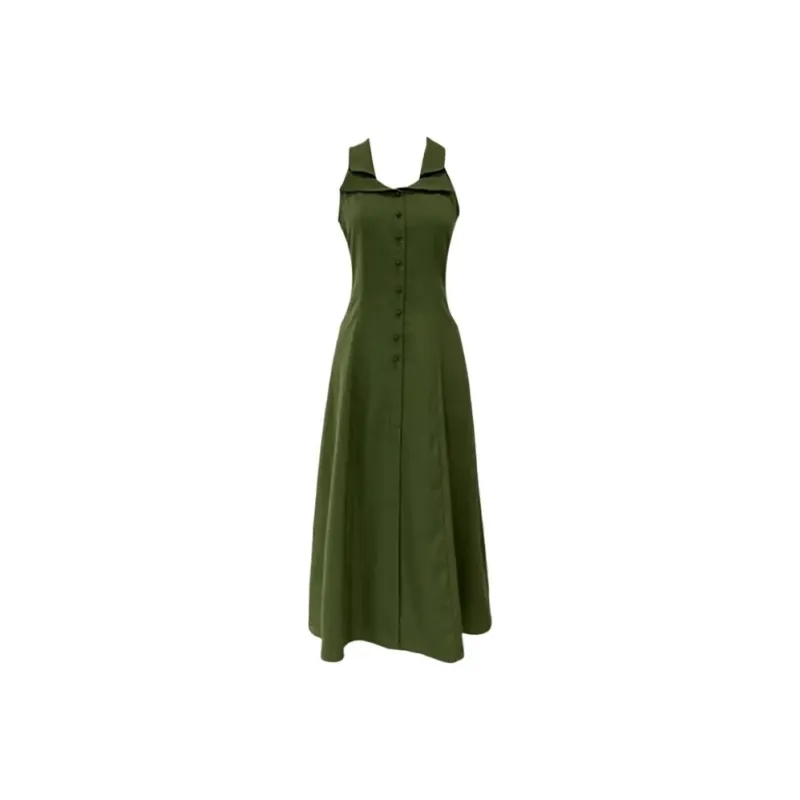PAZZO Sleeveless Dresses Women's Green-0