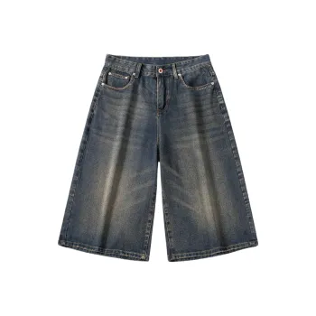 TUCANO Denim Shorts Unisex Washed Color