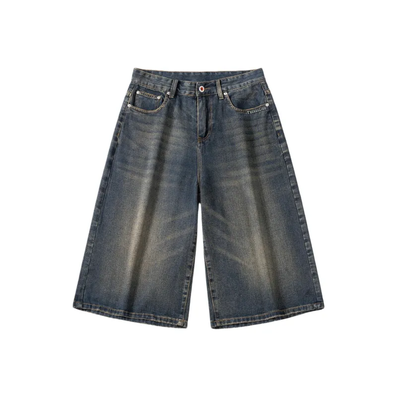 TUCANO Denim Shorts Unisex Washed Color-0