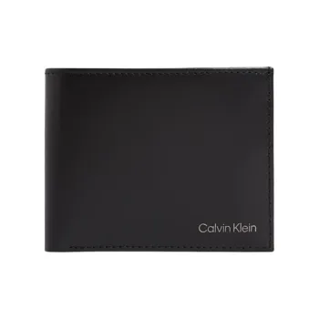 CALVIN KLEIN Grain Leather Wallet Men's Black